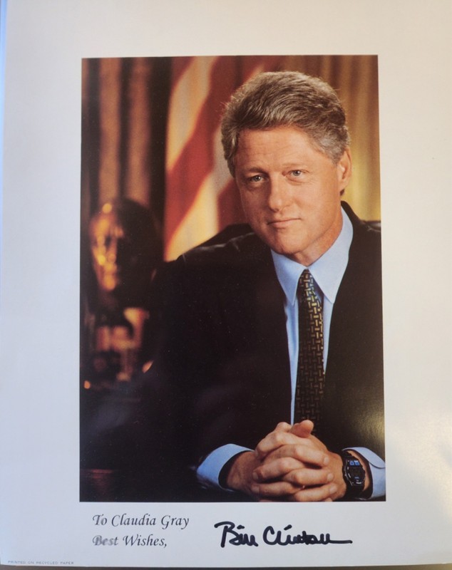 Bill Clinton Signed Photo Authentic