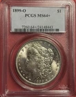 1899-O Morgan Silver Dollar.  MS-64+. PCGS