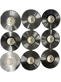 9 EDISON THICK RECORDs RARE VG CONDITION AS IS With EDGE CHIPS