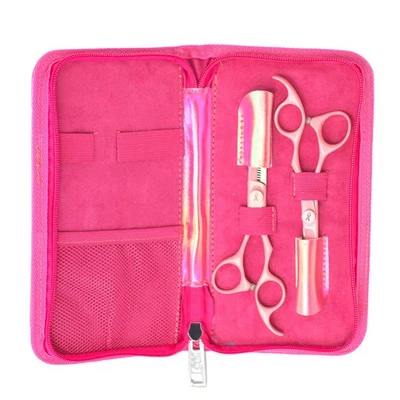 Olivia Garden SilkCut Think Pink 2 Piece Hair Clippers Set 5.75 Effi 6.0 Inch 35 Teeth