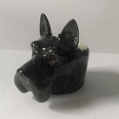 Scottie Dog - Gesicht Eierbecher - Wachtel Keramik