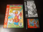 Berenstain Bears' Camping Adventure (Sega Genesis, 1993) CIB Complete in Box
