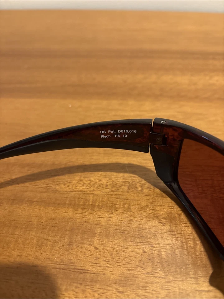 Gafas de sol polarizadas Costa Del Mar pescado tortuga marrón Foto 4 de 4