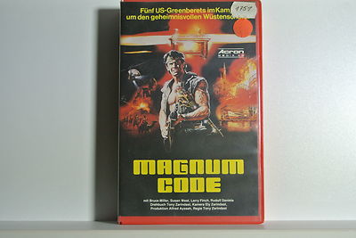 Magnum Code 1983 Gefährlicher Auftrag FSK 18 Acron Video Rarität no DVD uncut