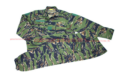 Rare African Guinea Forest Guard Tiger Camo F1 F2 French Uniforms