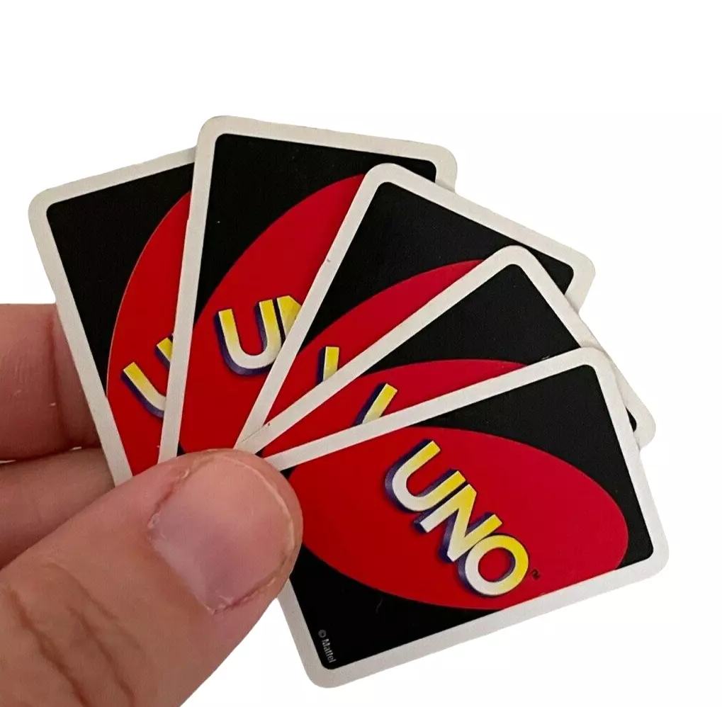 Mini Uno Card Game Party Favor Travel Camp Craft Complete