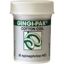 GINGI-PAK COTTON COIL WITH EPINEPHRINE, 24" PER BOTTLE 10140