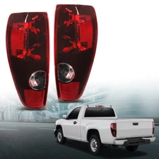 Pair Tail Lights Fit For 2004-12 Chevrolet Colorado GMC Canyon Rear Brake Lamps