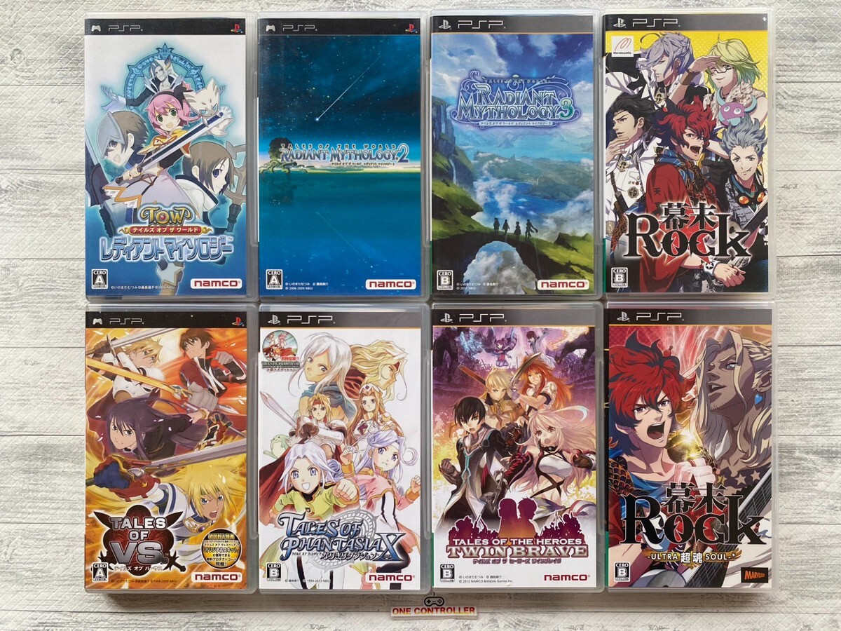 SONY PSP Tales of The World & VS & Phantasia & Heroes Bakumatsu