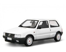 Fiat Uno Turbo I.E 1985 White Laudoracing Lm088b5 1/18 Resin 150 Pcs Bianca