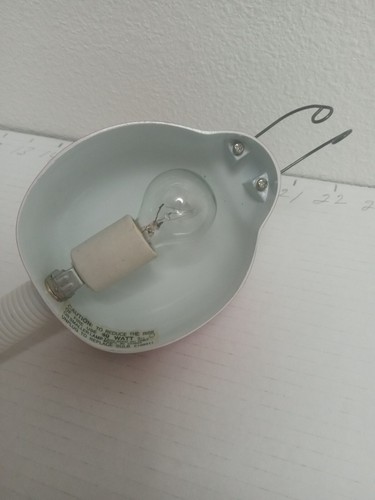 Vintage Lady Bug Desk Lamp dresser lamp pink and light blue - Picture 5 of 15
