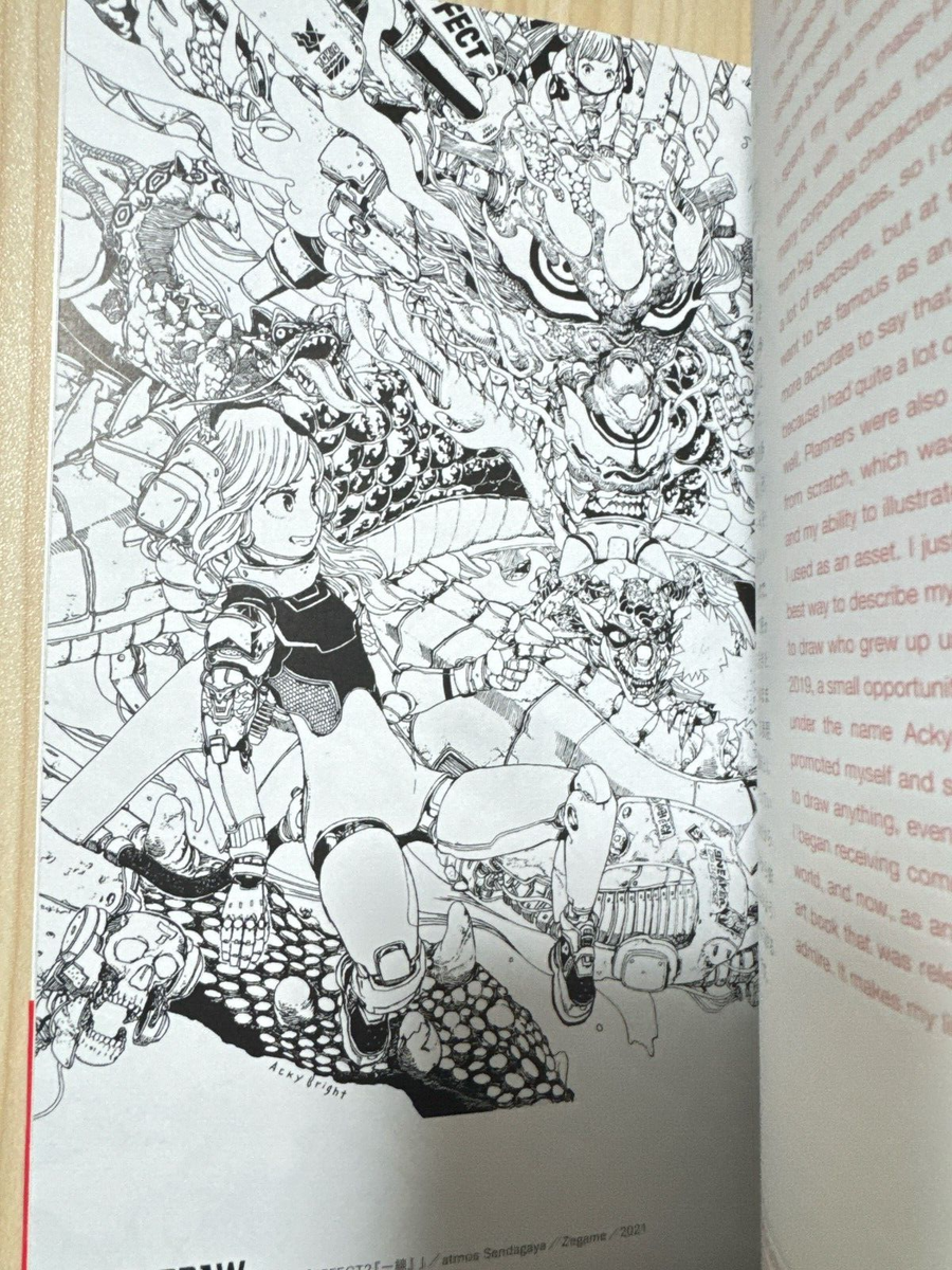 Acky Bright B/W Art Book | eBay