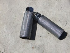 Old School Chrome BMX Freestyle BICYCLE GT 26T Threaded Pegs Axle Extenders