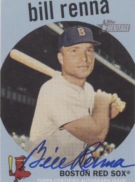 2008 Topps Heritage - Real One Autographs Bill Renna #ROA-BR (AU) for ...