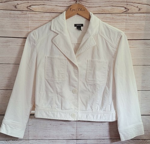 Ivory Corduroy Jacket Jean Style 