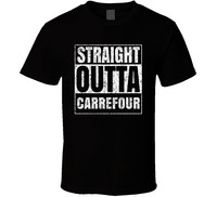 Straight Outta Carrefour Haiti Parody City Worn Look T Shirt Straight Outta Carrefour Haiti Parody City Worn Look T Shirt