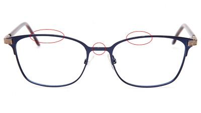 NEW BCBGMAXAZRIA ANNALISE Eggplant EYEGLASSES FRAME 52-17  display picture 2