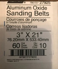 NORTON 20 PACK Aluminum Oxide Sanding Belts 3"x21" 60/120grit. 6A003 78072727925
