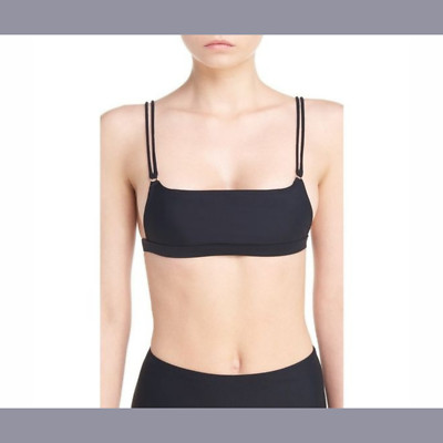 NEW $170 Acne Studios [ Small ] Hellira Strappy Bikini Top in Black #T908
