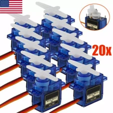20PCS 9G,SG90 Micro Digital Servo Motor For RC Robot Helicopter Plane Car Boat