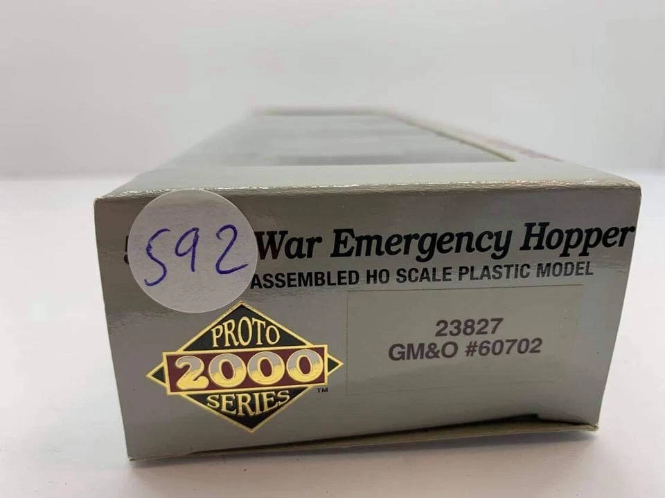 Life-Like Proto 2000 HO #60702 GM&O #23827 War Emergency Hopper Car - Image 3 of 3