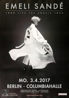 Emeli Sande - Long Live, Berlin 2017 | Konzertplakat | Poster