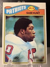 1977 Topps Sam Hunt New England Patriots #356