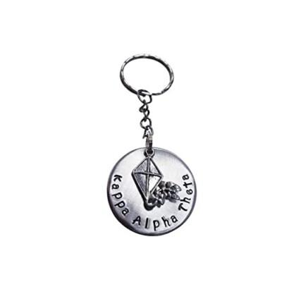 Kappa Alpha Theta KAT Kite Sorority Greek Keychain