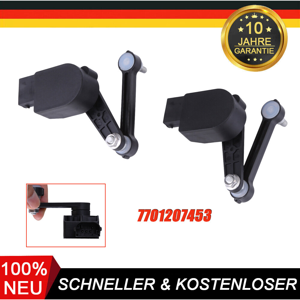 FÜR AUDI Q7 4LB VW TOUAREG 7L6 NIVEAUSENSOR LEUCHTWEITENREGULIERUNG HINTEN 2 STK