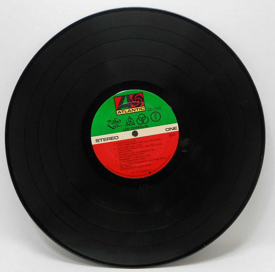 LED ZEPPELIN IV Zoso SD-7208 Stairway To Heaven VINYL LP Record