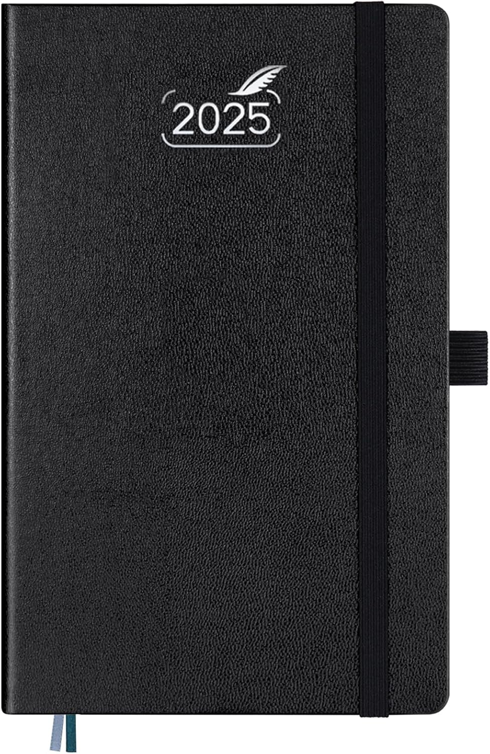 2025 Weekly Planner & Notebook Hardcover - Small Size 5