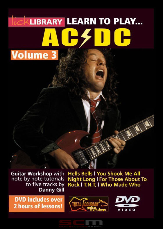 ACDC LICK LIBRARY LEARN TO PLAY AC/DC 5 SONGS ACDC VOLUME 3 DVD | eBay