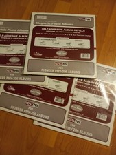 Pioneer Magnetic Photo Albums PMV-206, Holds any size up to 8" x 10", lot of 4