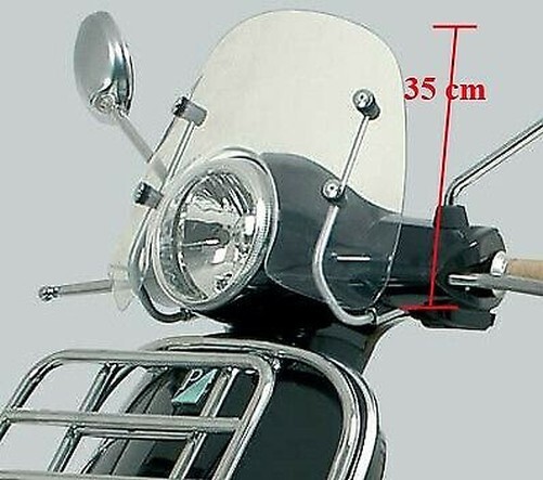 Vespa ウインドスクリーン　ショート　クリア　GTS150/300 P&A】GTS 2023 - スクリーン ショート ミドル - VESPA ICHIKAWA