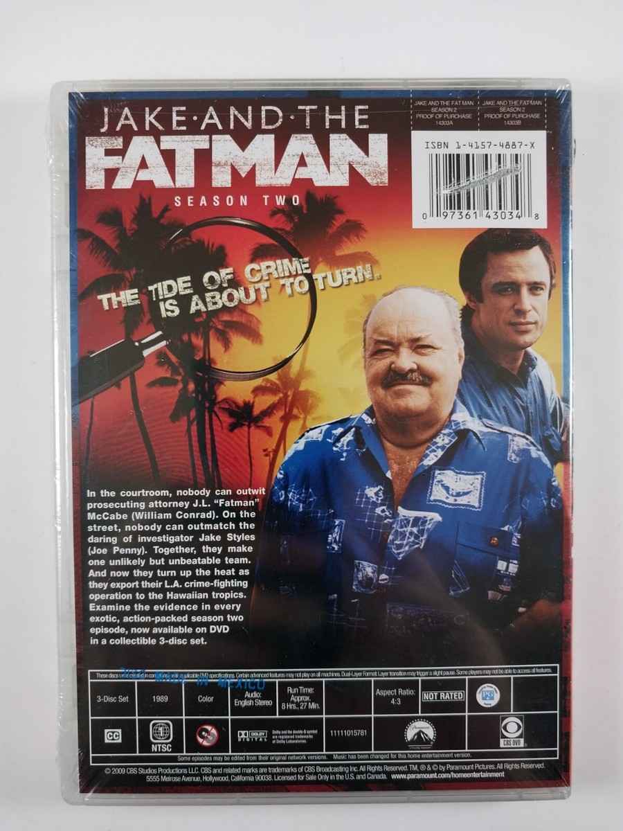 Jake And The Fatman - Season 2 (DVD, 2009) for sale online | eBay