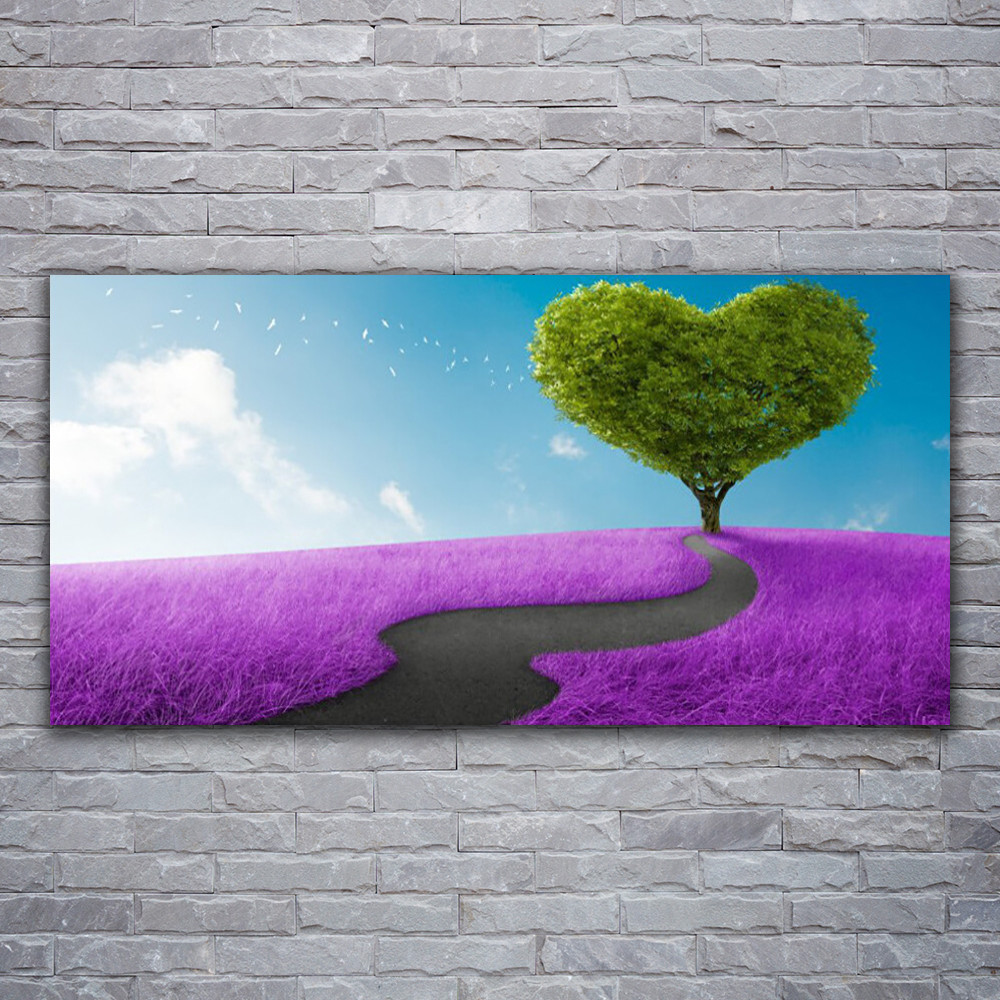 Tableau en verre acrylique 120x60 pour illuminer un salon sombre