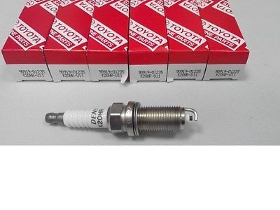 6 Genuine Toyota Tacoma V6 OEM Spark Plug 90919-01236 Fj Cruiser Tundra 4Runner