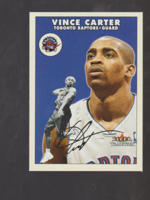 NBA カーター　カード 2000-01 Fleer Tradition #44 Vince Carter card, Toronto Raptors HOF