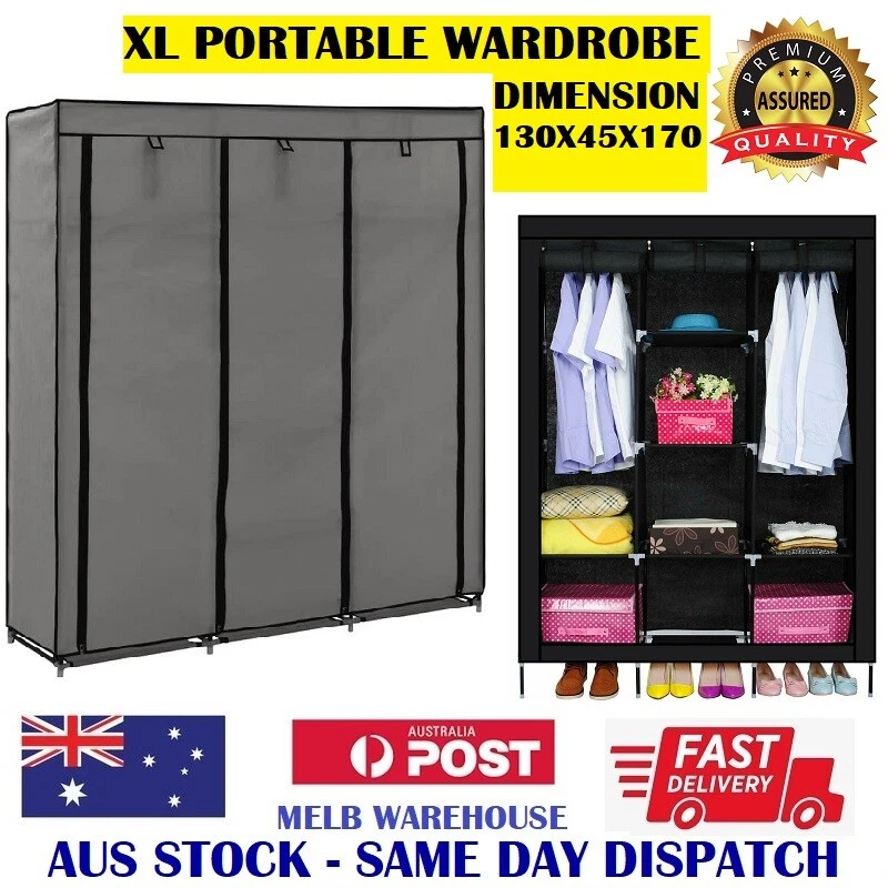 Portable wardrobe warehouse online