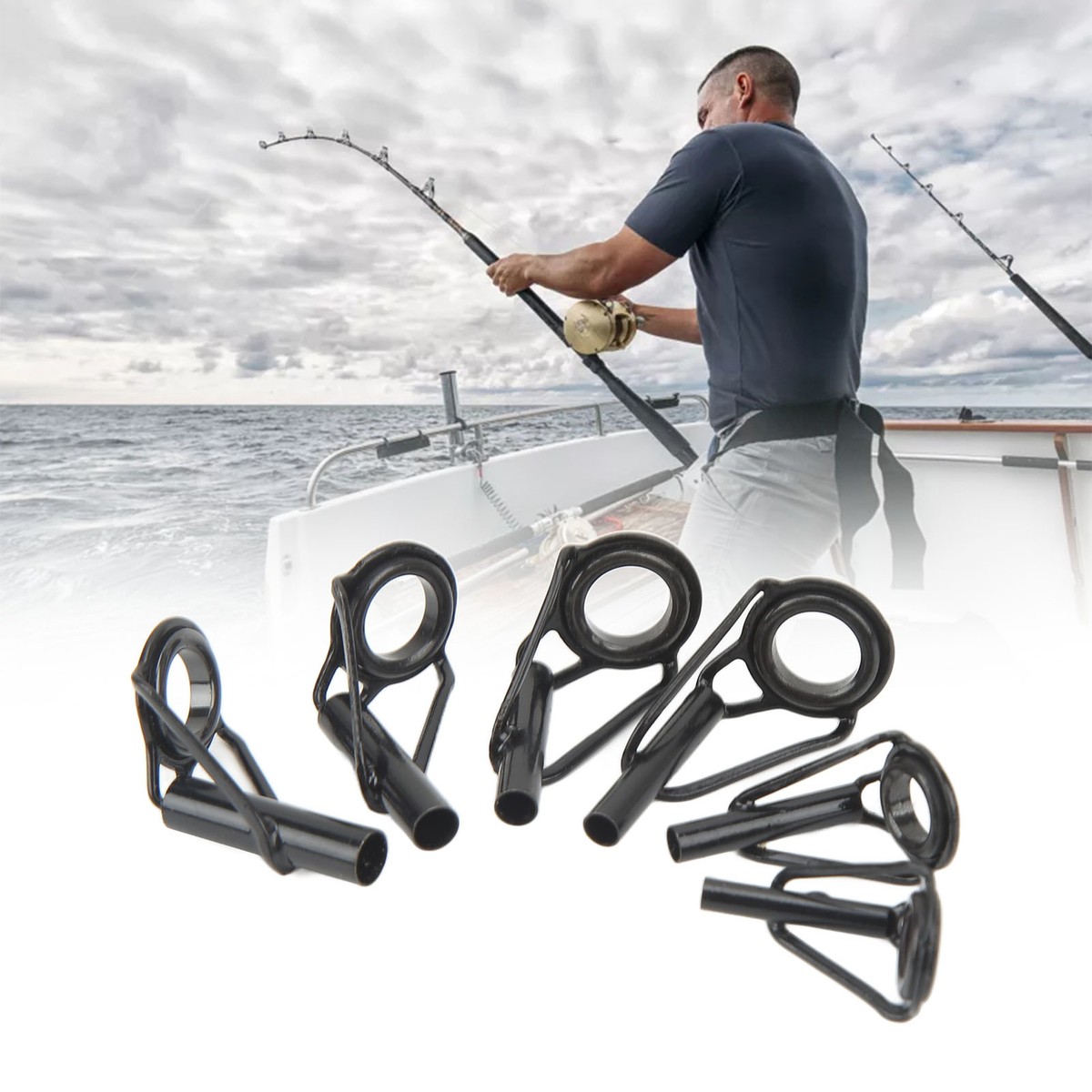 eyes for repairing fishing poles 40 Pcs Rod Tip Repair Kit, Rod Tip Repair Replacement Kit Stainless Steel Ceramic Guides Ring Fishing Pole Eyelets Repair Kit Ceramic Micro Rings : Sports & Outdoors Fishing Pole Rod Tip Eyes