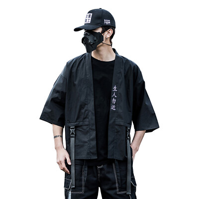 Niepce Japanische Streetwear Haori Jacke Samurai Kimono Herren