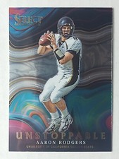 2022 PANINI SELECT DRAFT PICKS UNSTOPPABLE AARON RODGERS FOOTBALL CARD #US-AR