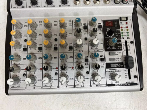 Behringer Eurorack UB1202FX Low-Noise Design 12 Input Mic/Mixer w/ Adapter Cords - Picture 5 of 9