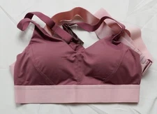 Adore Me Women's Maven Contour Colorblock Sports Bra CL5 Purple Small NWT