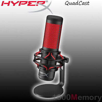 Kingston Hyperx Quadcast Usb Condenser Microphone Shock Mount Mic For Pc Ps4 Mac Ebay
