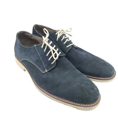 Aston Grey Blue Suede Oxfords Aston Grey Legella 1008855 Oxford Men main image 4