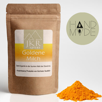 250g Goldene Milch Golden Milk Kurkuma Curcuma Latte Gewürzmischung JKR Spices
