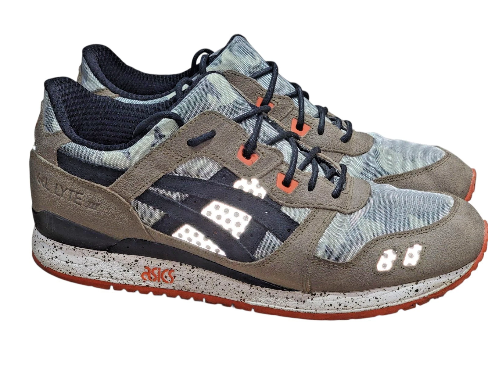 Scarpe sneakers uomo ASICS GEL Lyte III x Bait Guardian verde mimetico taglia 10