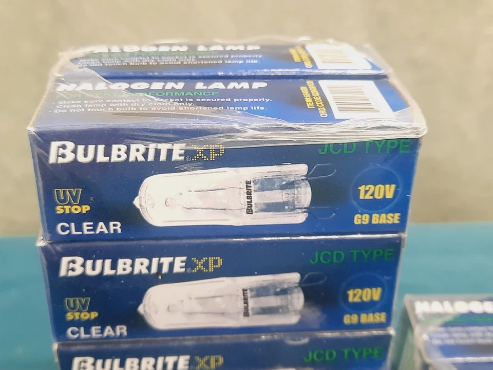 (15) Bulbrite 654020 Q20G9/120 Tubular T4 2-Pin Bi-Pin G9 20W 120V Clear 2700K - Image 3 of 4