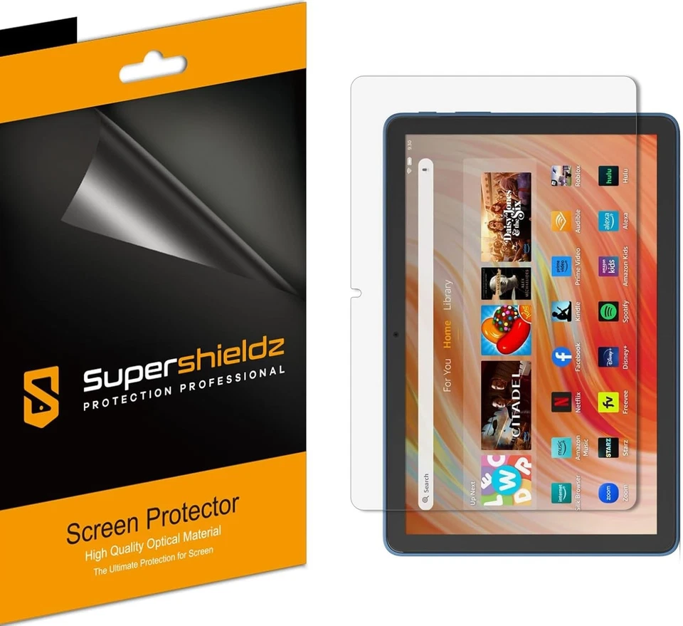 Real Touch Sensitivity Screen Protectors for Fire HD 10/10 Plus - 3 Pack - Image 2 of 3